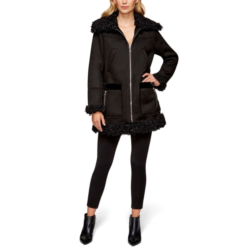 Sam Edelman Shearling Zip Front Jacket - image 1